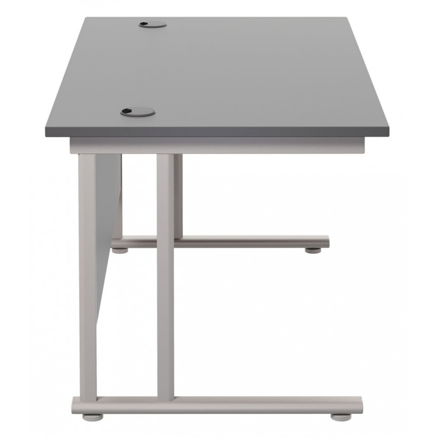 Olton Twin Cantilever  800mm Deep Straight Office Desk